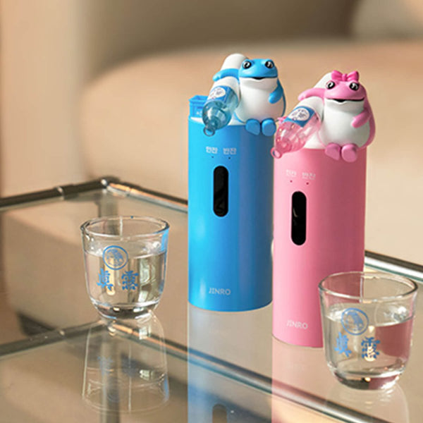 JINRO SOJU Dispenser & Soju Cup Set (Pink) - BoFriends US Store