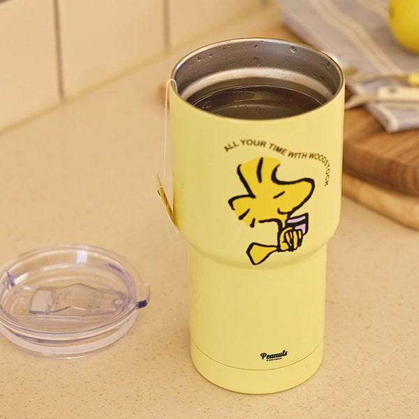 PEANUTS WOODSTOCK Stainless Steel Insulated Tumbler 20oz (Yellow) - BoFriends US Store