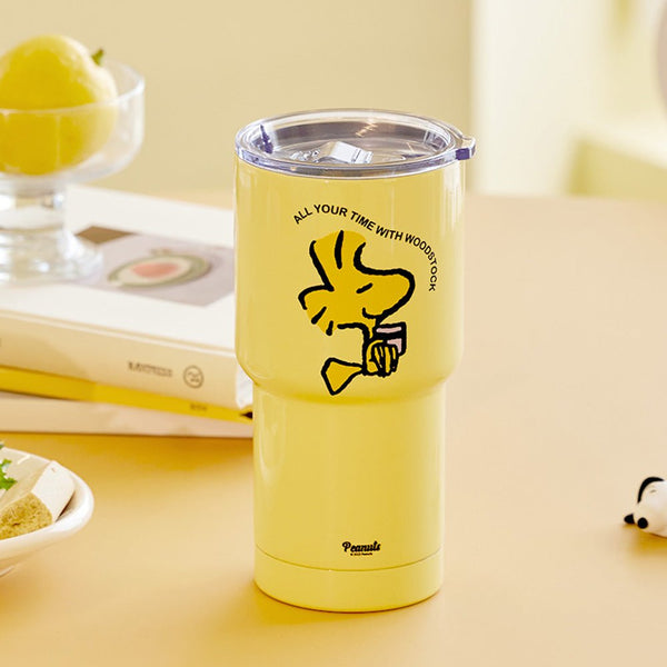 PEANUTS WOODSTOCK Stainless Steel Insulated Tumbler 20oz (Yellow) - BoFriends US Store